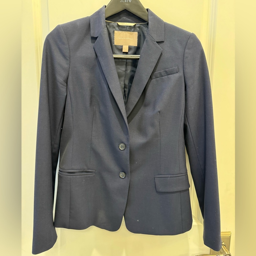 Banana Republic Navy Blazer